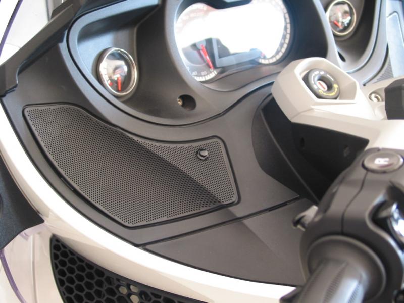 Momentary Button on Speaker grille for Garage remote