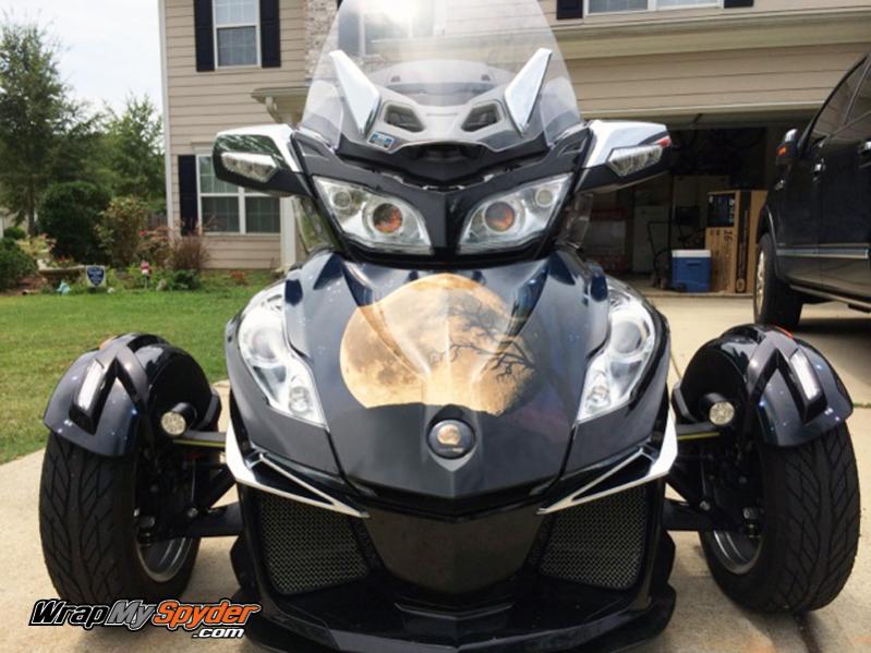 Moon & Stars can am spyder wrap