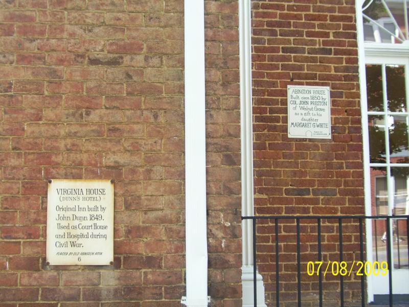 More history in Abingdon, VA.