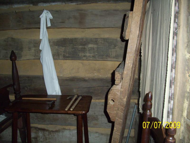 More inside the cabin.