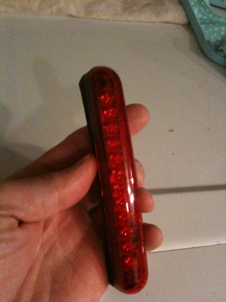 Mud flap signal light; extremely bright!