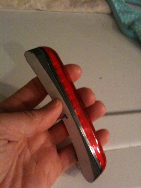 Mud flap signal light; extremely bright!