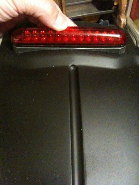Mud flap signal light; extremely bright!