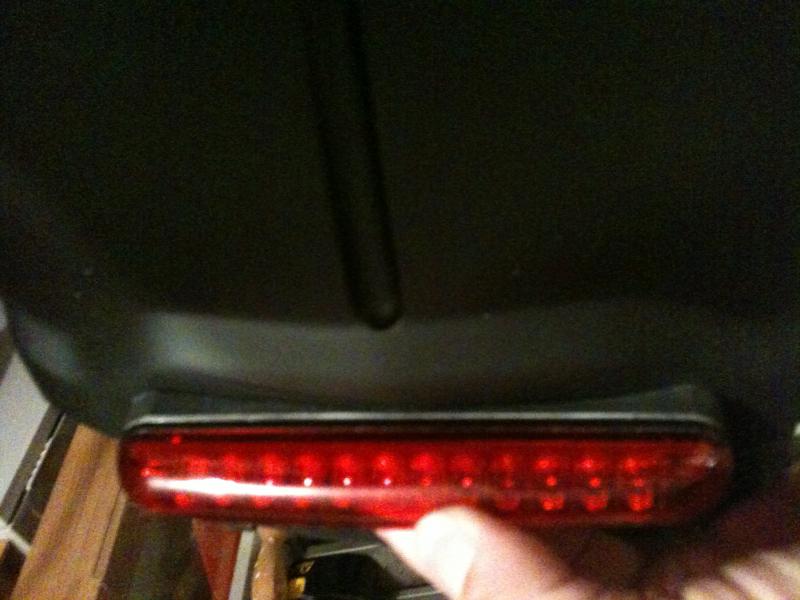 Mud flap signal light; extremely bright!
