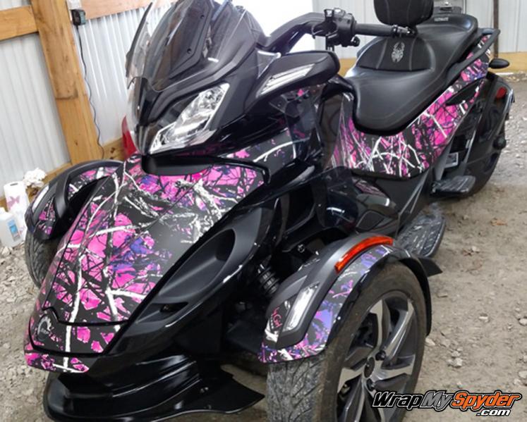 Muddy Girl camouflage Can am Spyder  ST