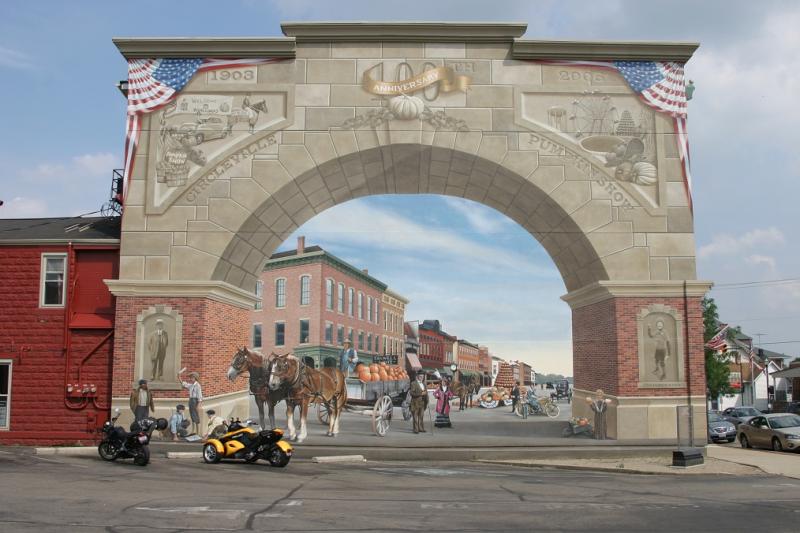 Mural in Circleville, Ohio