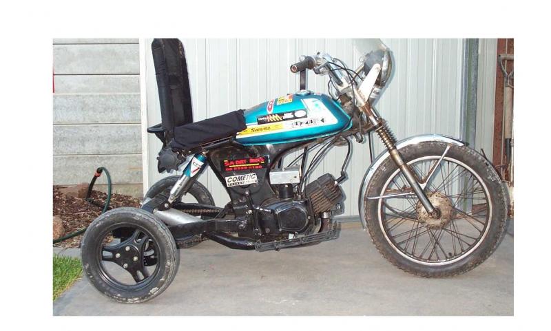 My 100cc paddock basher/Drift Trike. Heaps of fun!
