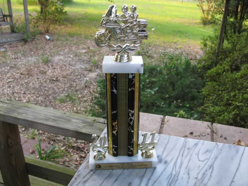 My 2nd Place for Best Street Bike Trophy