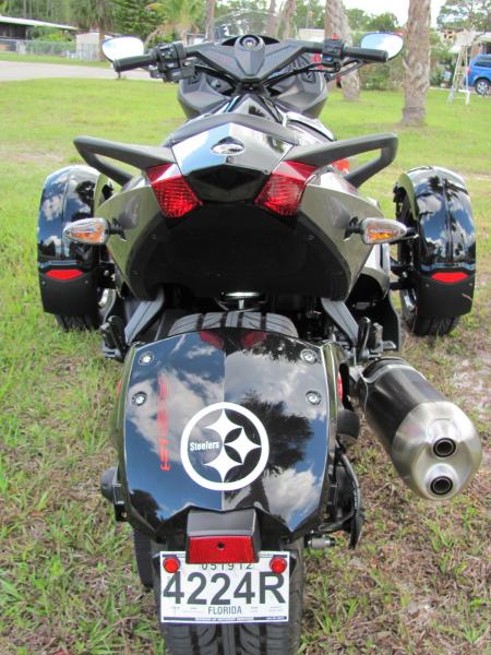 My First Spyder 2012 RSS... Love My Steelers!!!