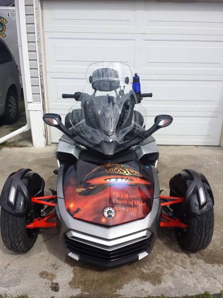 My frunk wrap. Printed & installed by Stacy Print in Kelowna, BC