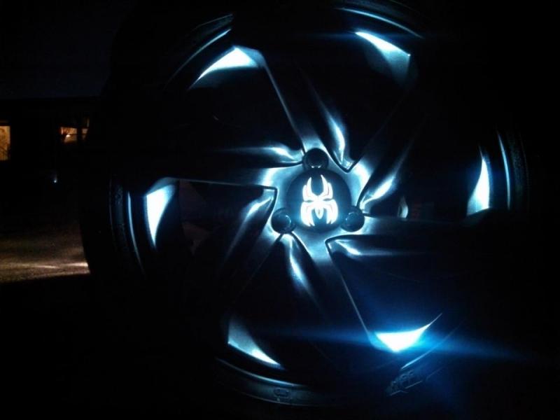 My new 2013 Can Am ST-S With GLORYDER wheel lights!