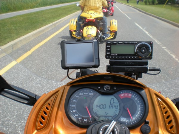 my new (now permanent) GPS and Satellite radio set-up