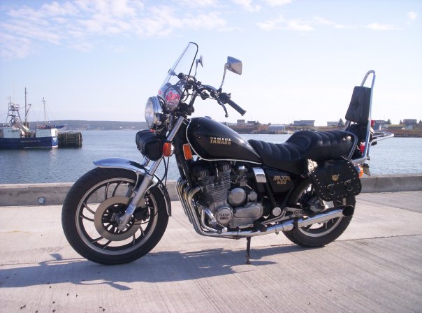 My second (legal) street bike. It's a 1986 650 Yamaha Maxim. One of the funnest (if that's a word) bikes I've ever rode! It was basically left abandon