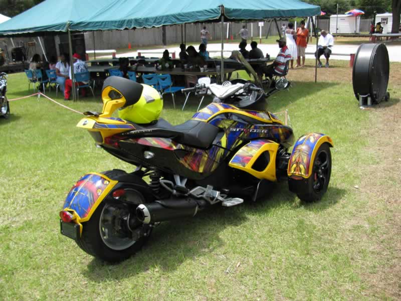 My Spyder competed in the Street Bike Class