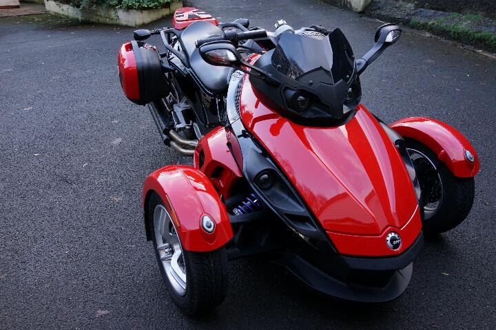 My Spyder front side view.