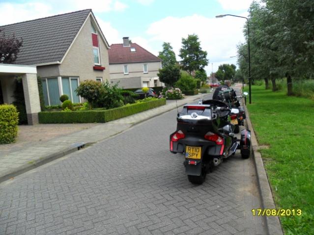 MY Spyder in a town in the Netherlands