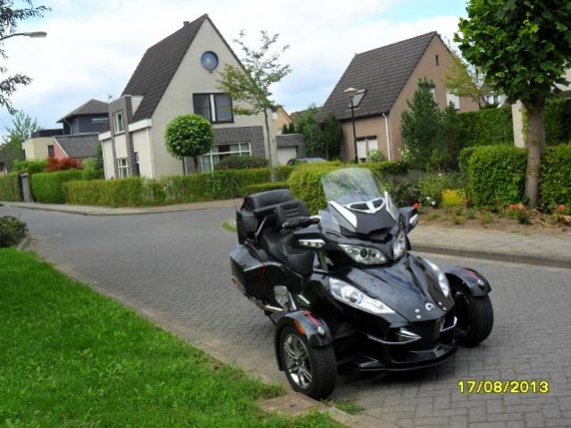 MY Spyder in a town in the Netherlands