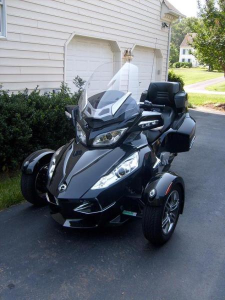 My Spyder - Oblique Front.  For us military, DoD civilian and retired guys; note positioning of installation sticker.