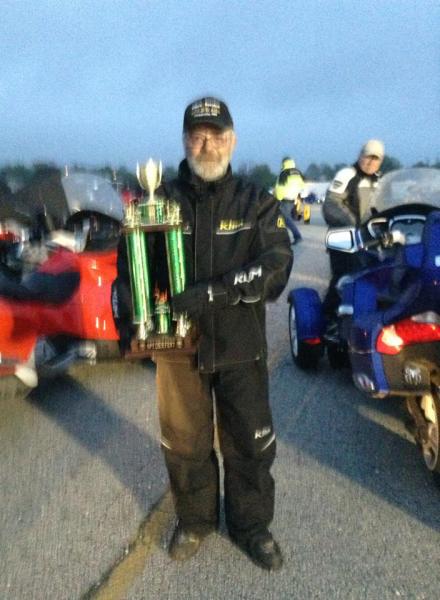 Neal (Eagle) with his trophy.