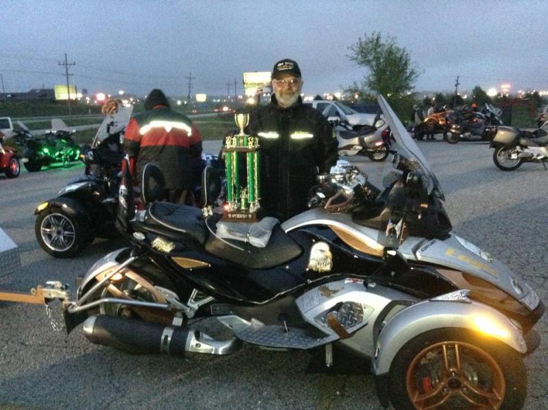 Neal with his trophy!