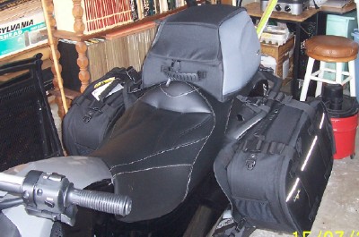 Nelson Rigg CL 850 + BRP seat bag front view