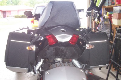 Nelson Rigg CL 850 + BRP seat bag rear view