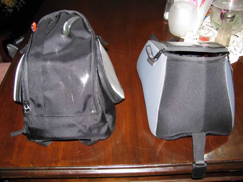 Nelson-Rigg on left, Can-Am on right