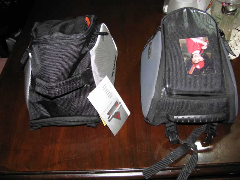 Nelson-Rigg on left, Can-Am on right