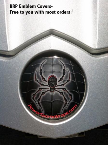 New BRP Emblem covers.  Receive a set with most purchases from PowerSportsWraps.com
