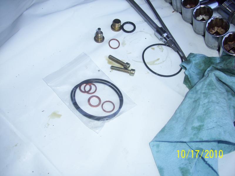 new gaskets and o rings