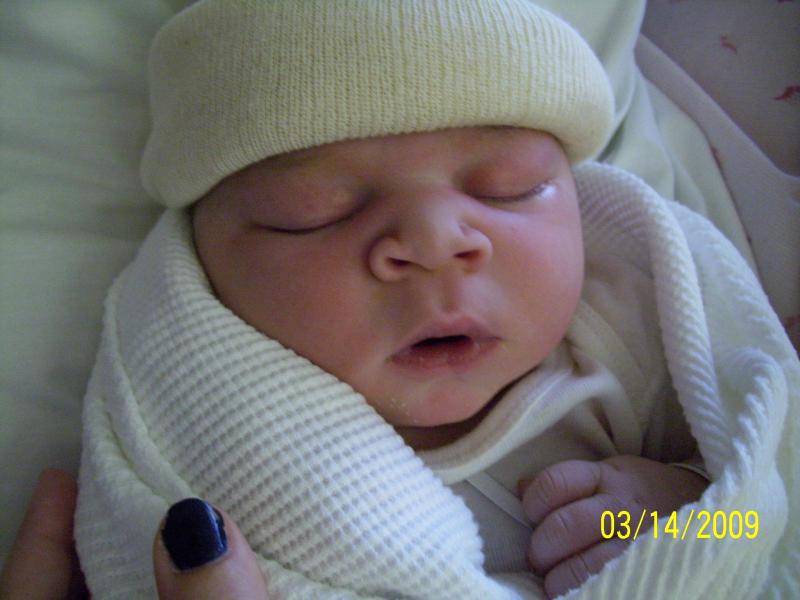 New Granddaughter, Just Born, Ft Lewis, WA