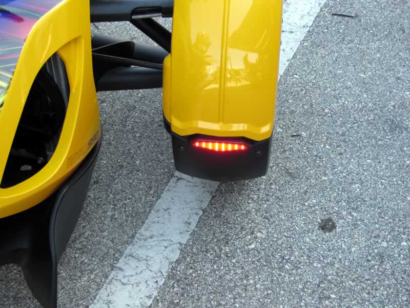 New LED mud flap light on