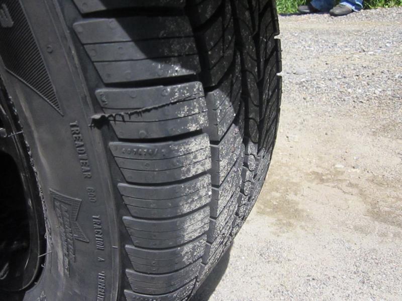 New Rear Tire General Altimax RT 43 Tire  installed on 6/20/15.