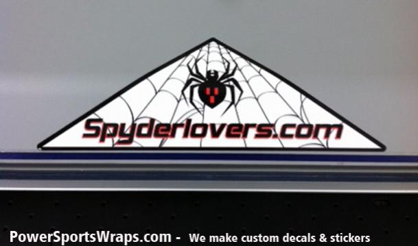 New Spyderlovers decal we created for Lamont.