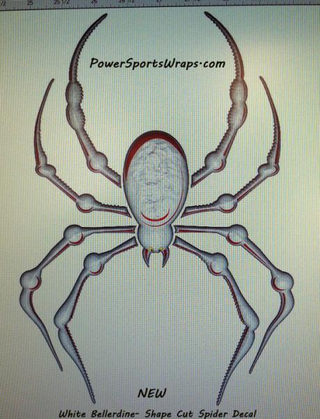 NEW White Bellerdine Spyder... Offering you another option for the Bellerdine Spyder.  These are cut to shape.
814-838-6377