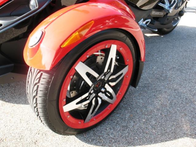 Newly painted wheel ring