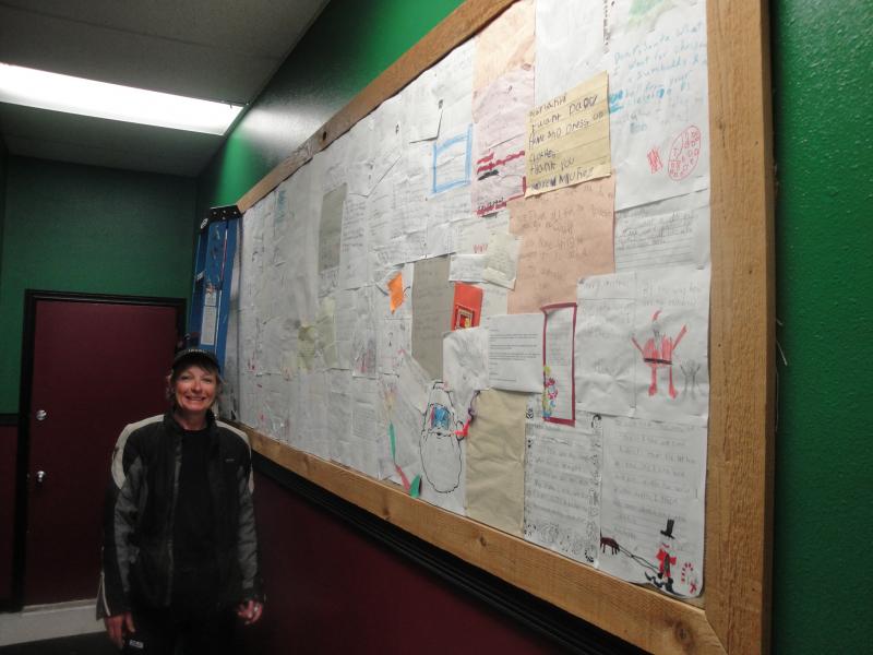 North Pole, AK - Some of Santa's letters.