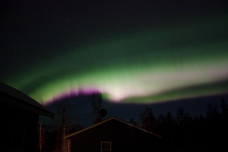 northern lights in Palmer Alaska