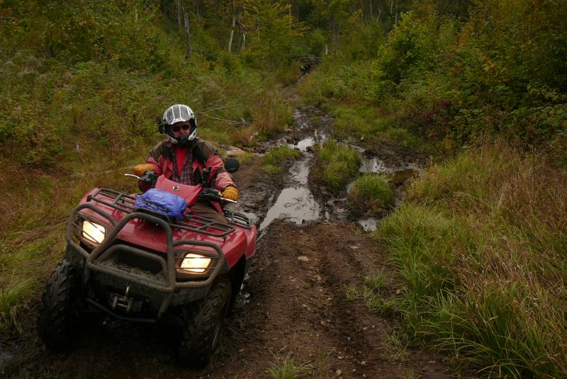 Northern Ontario roads, not exactly Spyder friendly.
