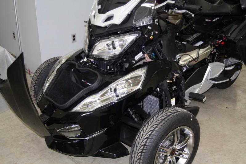 Nose assembly attached.