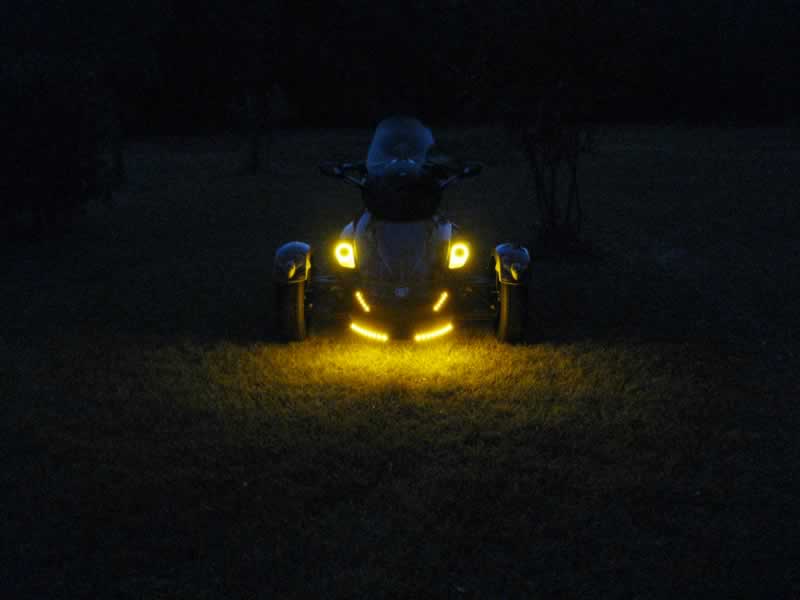 Nose cone, ground effects, and fog light rings