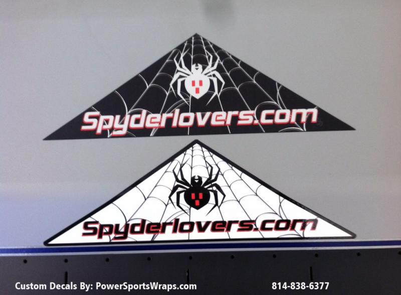 Now you have 2 choices for the new spyderloves decal.  Contact Lamont to order today..