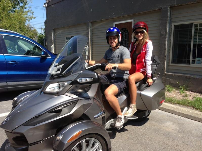 Oh La-La !, my Italian friends visiting this summer enjoyed the Spyder RT