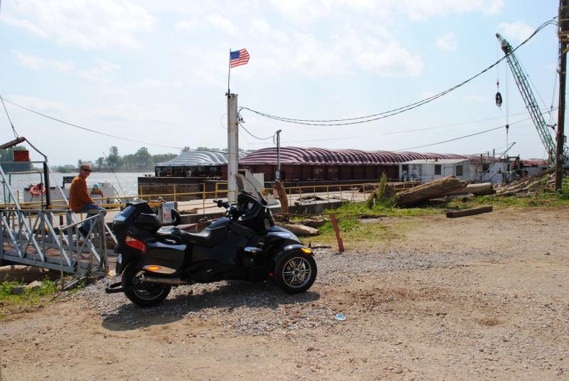 Ohio River barge dock