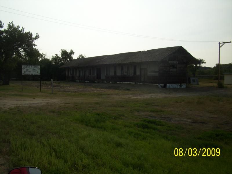 Old train station in Marmath, ND.