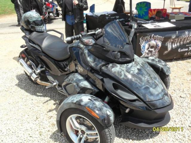 On display at Dan's booth at Spyderfest