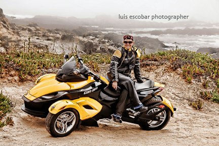 On the Coast.  I loved parking up on a sandy slope!
