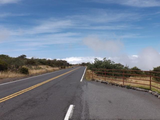 On the road--Haleakala