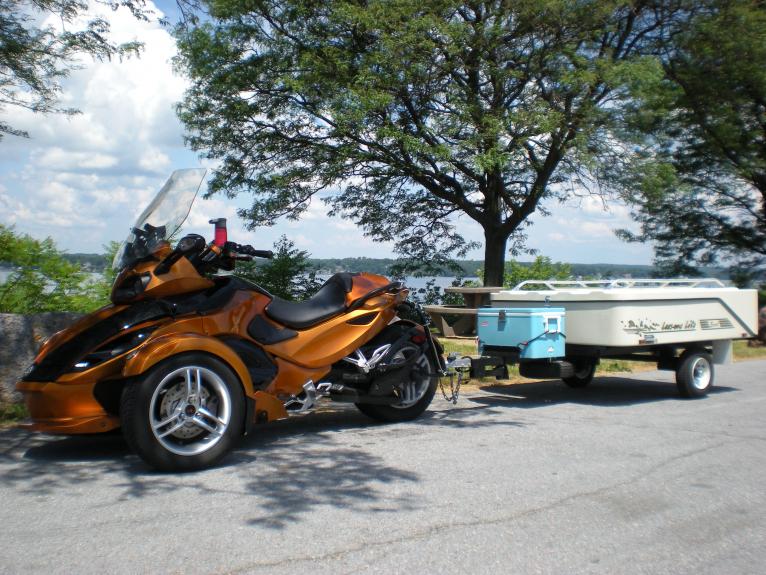 On the way to the campground - rest area