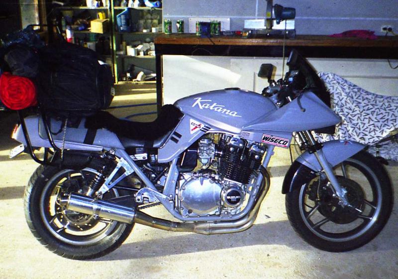 On the way to the World Superbikes.